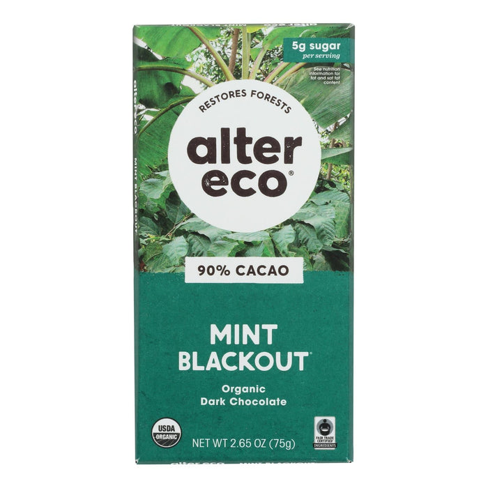 Alter Eco Americas Dark Crisp Mint Chocolate - 2.65 Oz