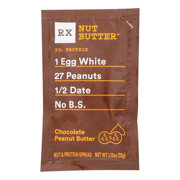 RXBAR Nut Butter Chocolate Peanut Butter - Case of 10 - 1.13oz