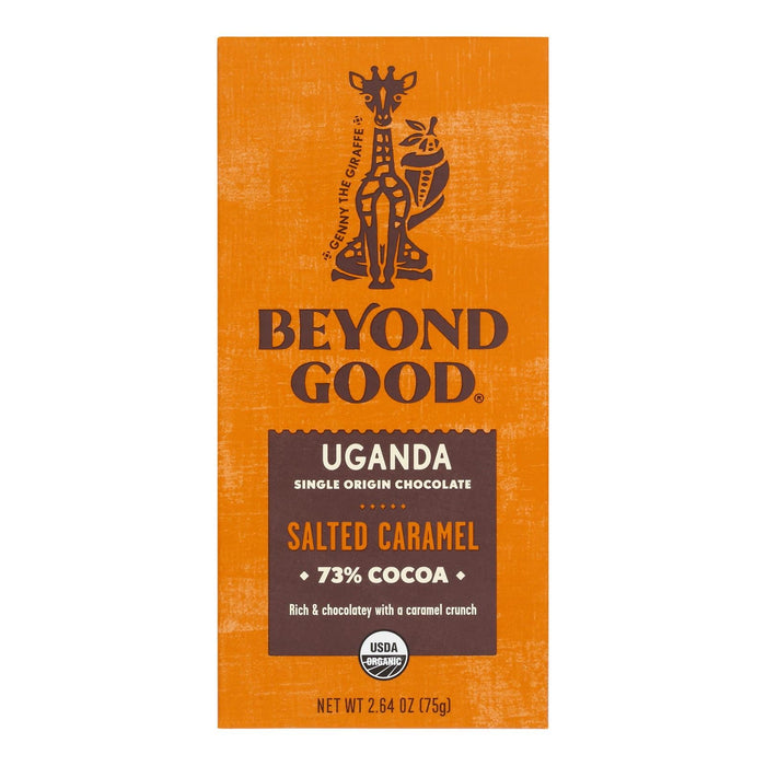 Beyond Good Bar 2.64 Oz Salt Caramel Dark Chocolate (Case of 12)