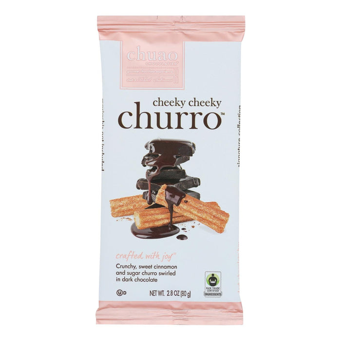 Chuao Chocolatier Cheeky Cheeky Churro Chocolate Bar, Case of 12 - 2.8 oz