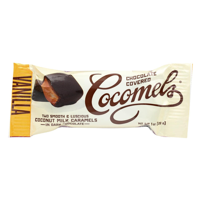 Cocomel Vanilla Dark Chocolate-Covered Coconut, 1 Oz., Pack of 15