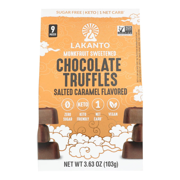 Lakanto Truffles Keto Salted Caramel Chocolate - 10 Pack - 3.63 Oz