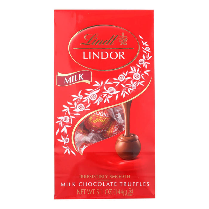 Lindt Swiss Milk Chocolate Truffles, Individually Wrapped - 5.1 Oz Bag (Pack of 6)