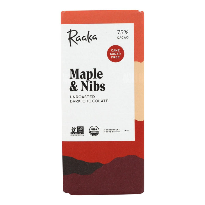 Raaka Chocolate Bar - Case of 12 - 1.8 Oz