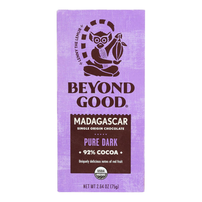 Madecasse Premium Madagascar Dark Chocolate - Case of 12 - 2.64 Oz. Bars