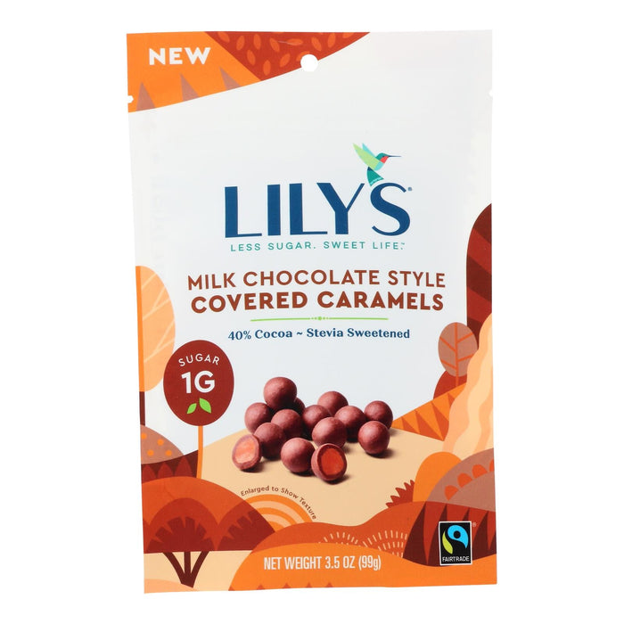 Lily's Creamy Milk Chocolate Style Stevia Sweetener (Pack of 12 - 3.5 Oz)