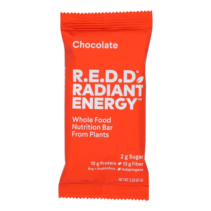 Redd Chocolate Energy Bars - 12-Count Pack for Sustained Energy and Rich Flavor