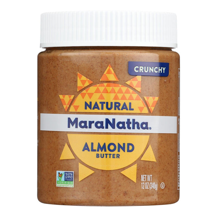 Maranatha No-Stir Crunch Almond Butter - 6 Pack x 12 oz