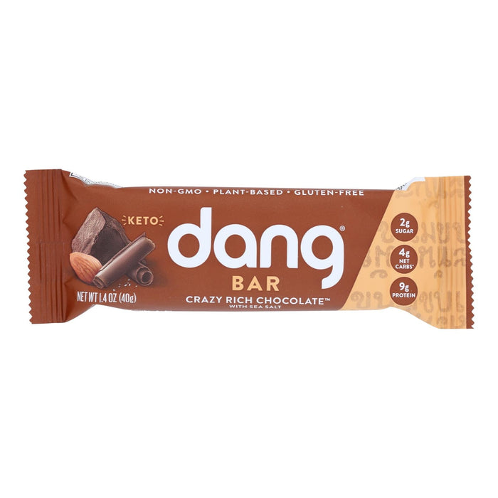 Dang Bar Chocolate Sea Salt - Case of 12 - 1.4oz
