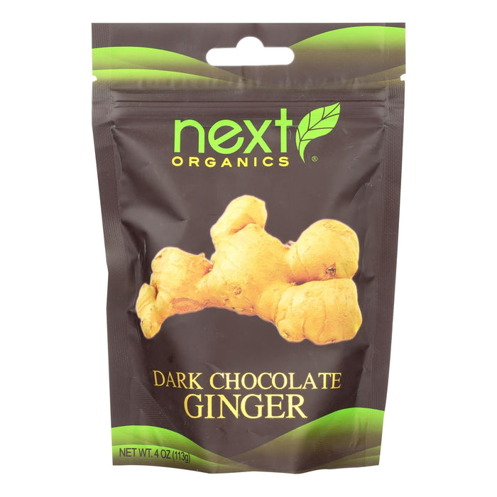 Next Organics Dark Chocolate Ginger 4 Oz - Case of 6