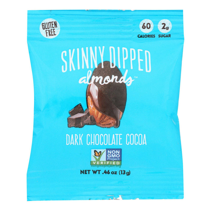 Skinnydipped Dark Chocolate Cocoa Almond Mini - 0.46 Oz, Case of 24