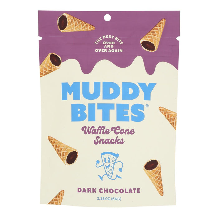 Muddy Bites Dark Chocolate - 2.33 Oz Packs, Case of 12