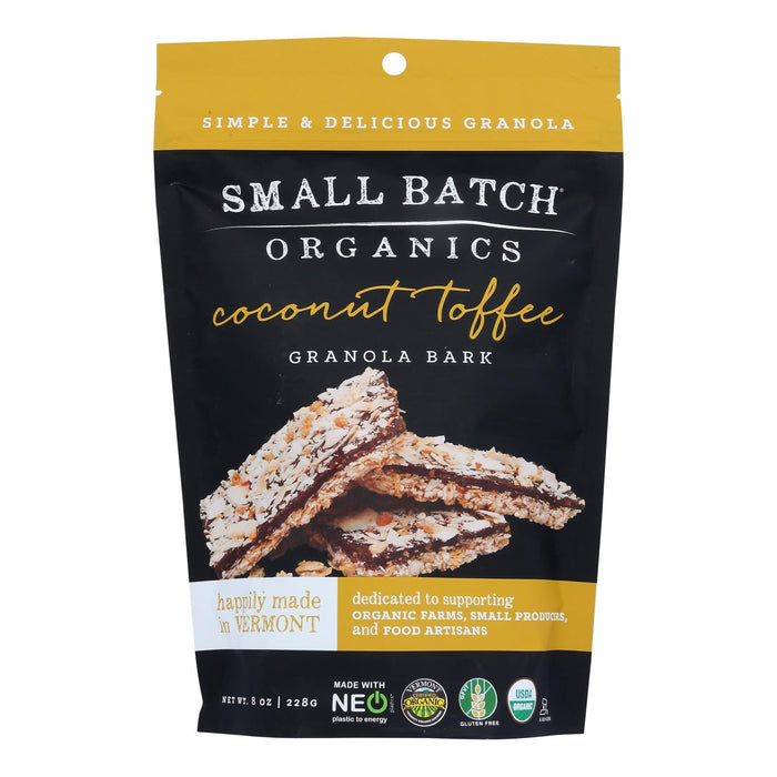 Small BatchOrganic  Coconut Toffee Granola Bark - 8 Oz