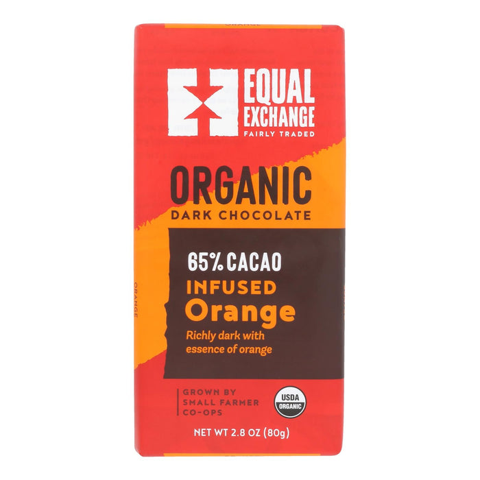 Equal Exchange Organic Orange Chocolate - 2.8 Oz. Case of 12