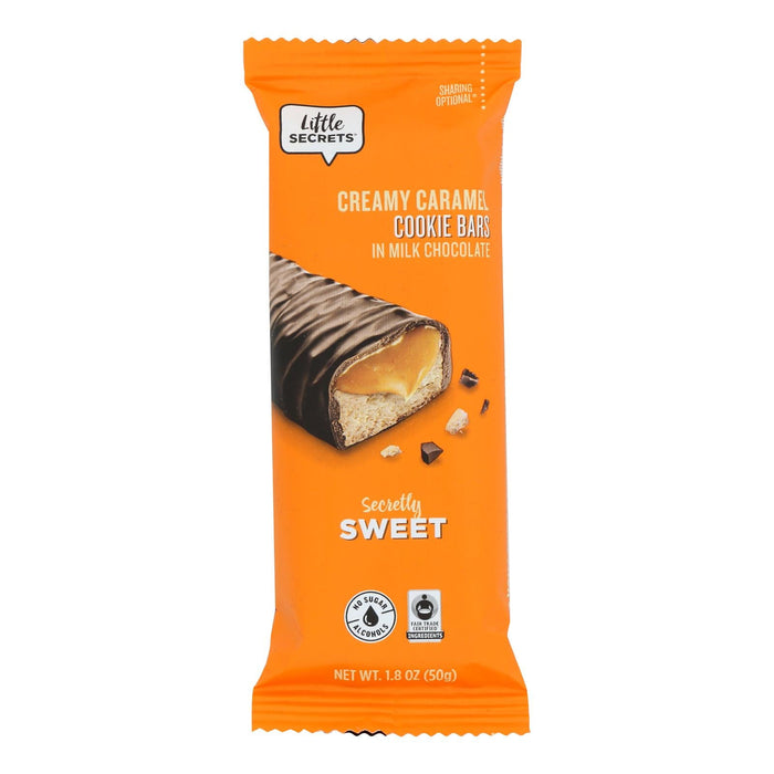 Little Secrets Milk Chocolate Covered Caramel Cookie Bars - 12-Pack, 1.8oz Each