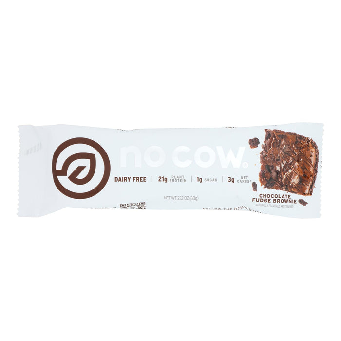 D's Natural No Cow Bar - Chocolate Fudge Brownie - 2.12 Oz Pack of 12