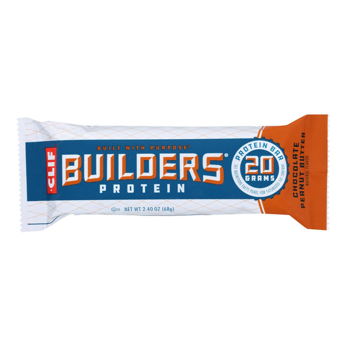 Clif Builder's Bar: Chocolate Peanut Butter (2.4 Oz., Case of 12)