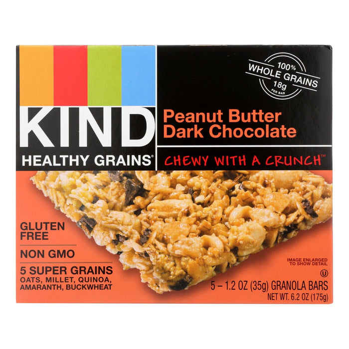 KIND Bar Granola Bars - Peanut Butter & Chocolate - 5/1.2 Oz - Case of 8