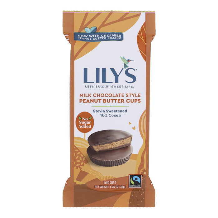 Lily's Peanut Butter Cup Milk Chocolate, 12 Pack - 1.25 oz each