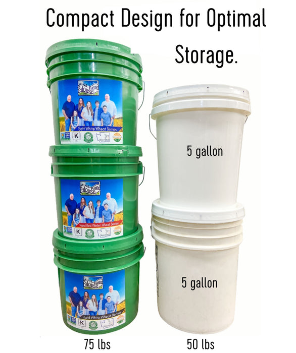 Brown Lentils | 25 LB Bucket | Certified Glyphosate Residue Free