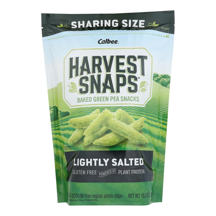 Harvest Snaps Crisps Green Pea Lightly Salted - 10 Oz (Case of 6)