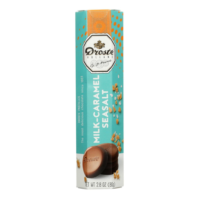 Droste Caramel Sea Salt Pastilles - 2.8 Oz, Case of 12