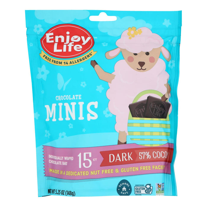 Enjoy Life Dark Chocolate Easter Bar - 5.25 Oz - Case of 6