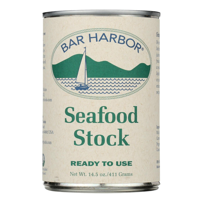 Bar Harbor Rich Seafood Stock with Essential Minerals, 14.5 oz. Case of 6