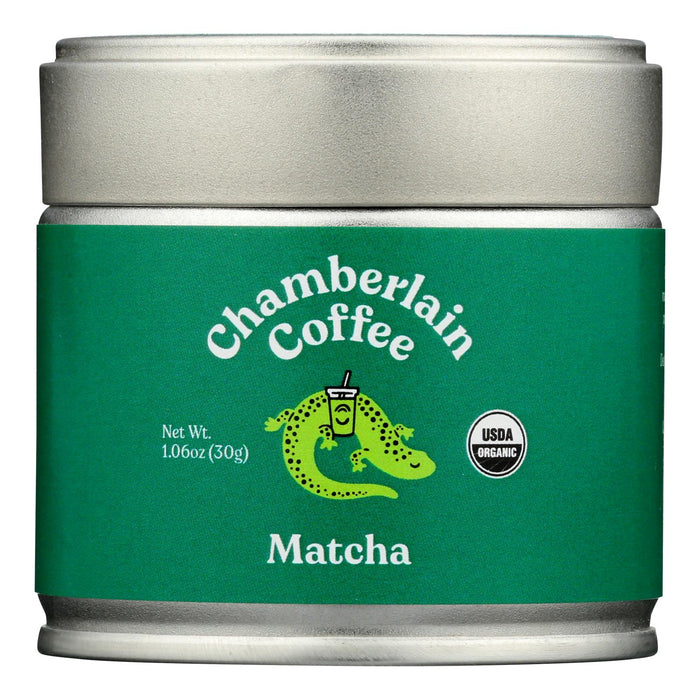 Chamberlain Coffee Organic Matcha Salamander: Premium Matcha for Smooth, Energizing Drinks (1 Oz., 12-Pack)