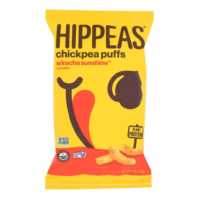 Hippeas Sriracha Chickpea Puffs - 4 Oz. Pack of 12