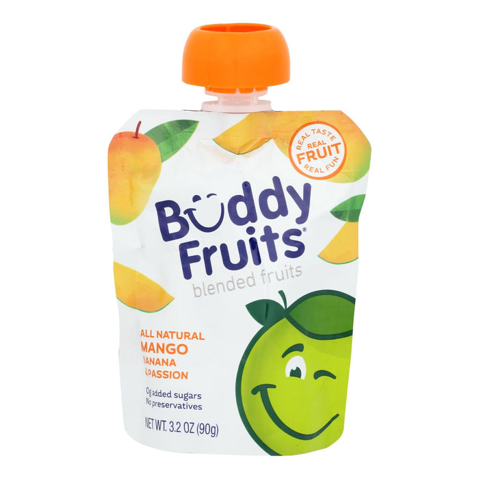 Buddy Fruits Mango Banana Passionfruit Squeeze, 3.2 oz. (Pack of 18)