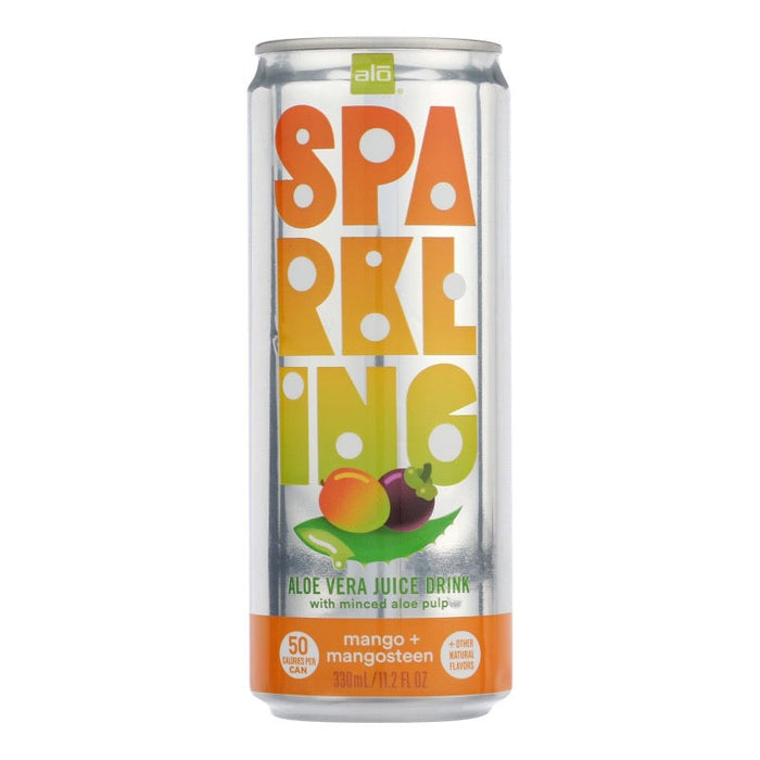 ALO Sparkling Mango & Mangosteen Drink (Can of 11.2 fl oz - Pack of 12)