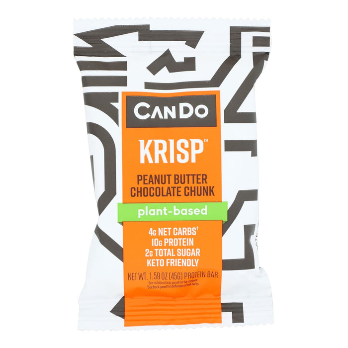 Cando Bar - Creamy Peanut Butter with Chocolate Chunks - 1.59 Oz - Case of 12