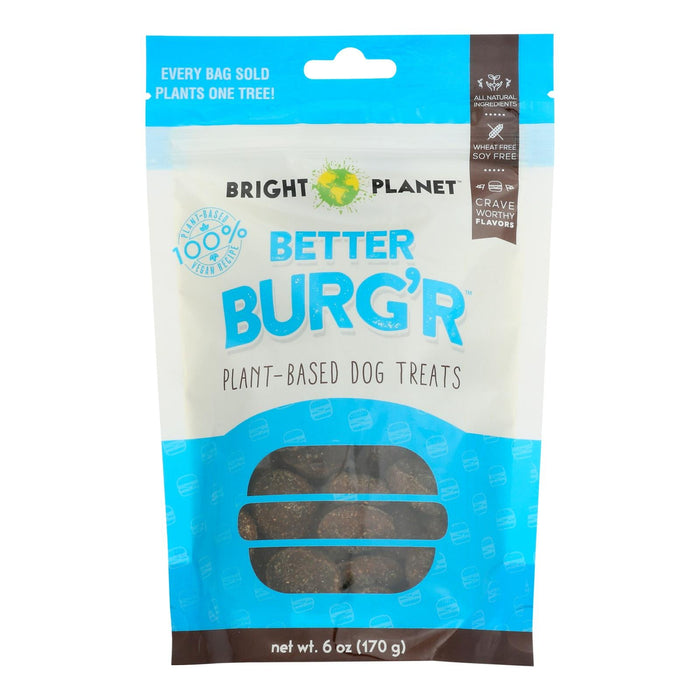 Bright Planet Better Burger Dog Treat, 6 Oz