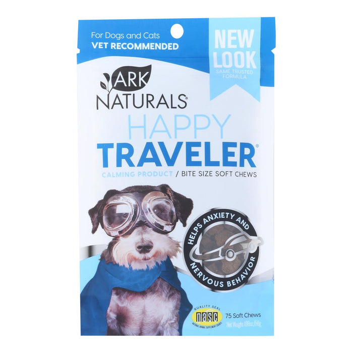 Ark Naturals Happy Traveler Calming Chews for Cats & Dogs - 1.98 oz