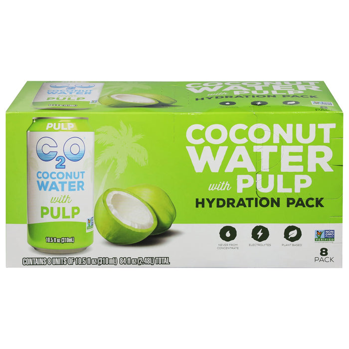 C2O Pure Coconut Water with Pulp - 3 x 8.10.5 oz