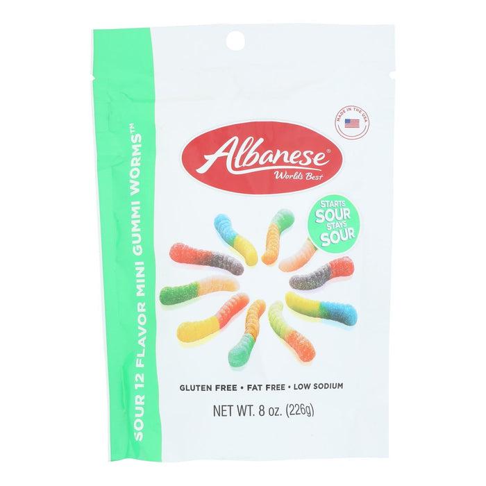 Albanese Mini Sour Gummi Worms - 8 Oz. (6 ct.)