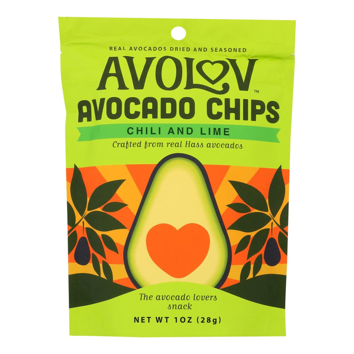 Branchout Avocado Chili Lime Chips, 1.3 Oz, Pack of 8