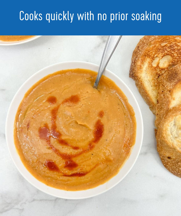 Red Lentils | 25 LB Bucket | Certified Glyphosate Residue Free