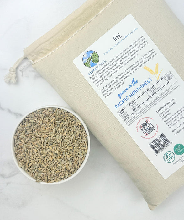 Rye Berries | Certified Glyphosate Residue Free| 50 LBS (2-25 LB) | Value Pack