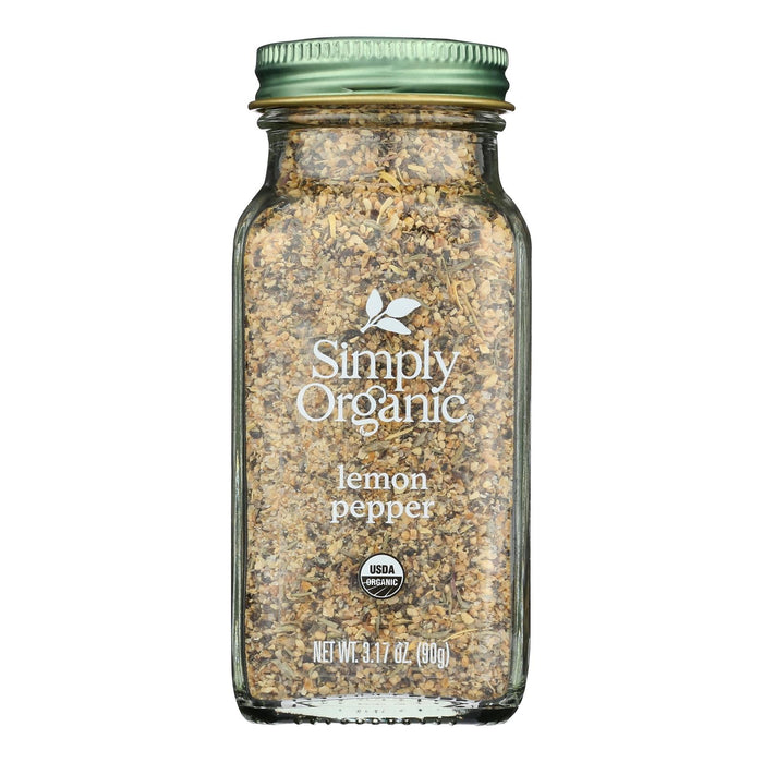 Simply Organic Lemon Pepper Seasoning, 3.17 Oz, Pack of 6