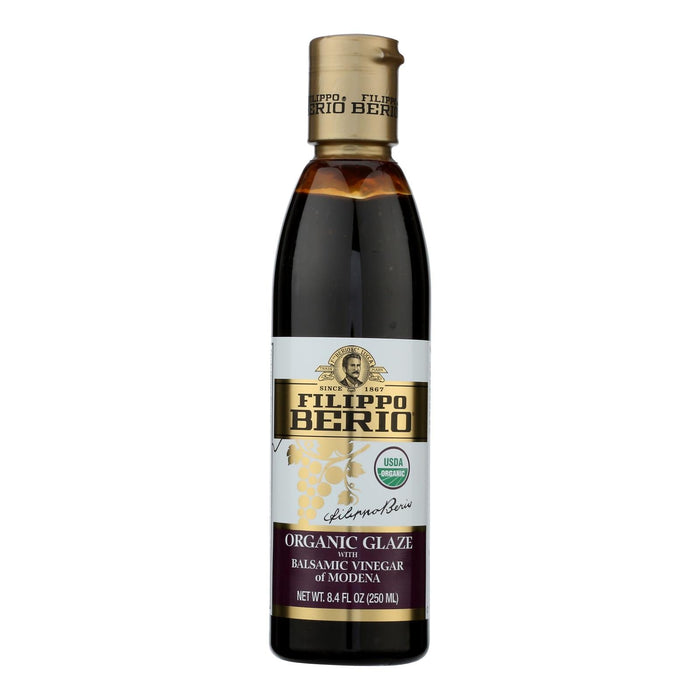 Filippo Berio Organic Balsamic Glaze - 8.4 Fl Oz (Pack of 6)