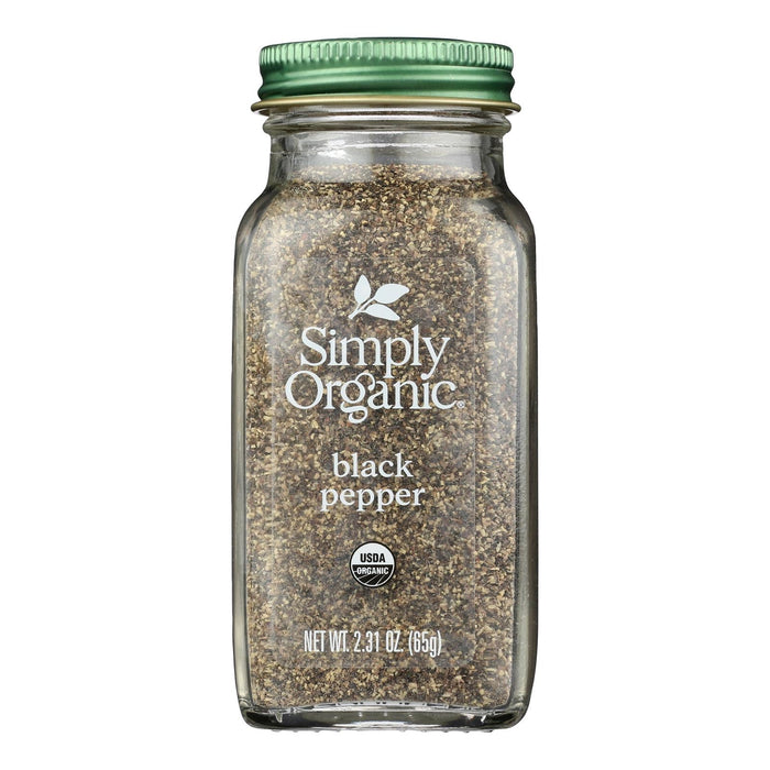 Simply Organic Organic Black Pepper Medium Grind 2.31 oz (Case of 6)