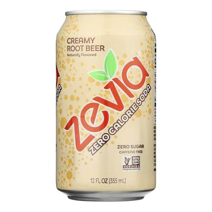 Zevia Sugar-Free Root Beer, 12-Ounce Cans (4-Pack)