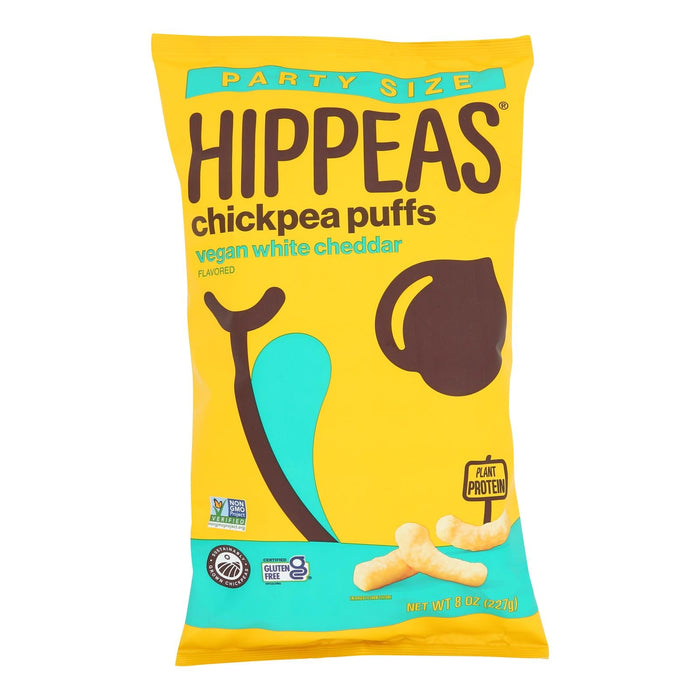 Hippeas White Cheddar Chickpea Puffs, 8 oz