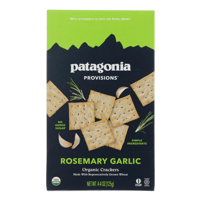 Patagonia Provisions Organic Rosemary Garlic Crackers, 6 - 4.4 Oz. Boxes