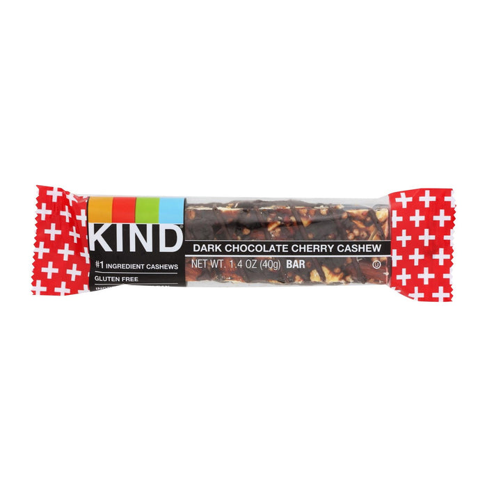 KIND Dark Chocolate Cherry Cashew Bars - 12 Pack - 1.4 Oz