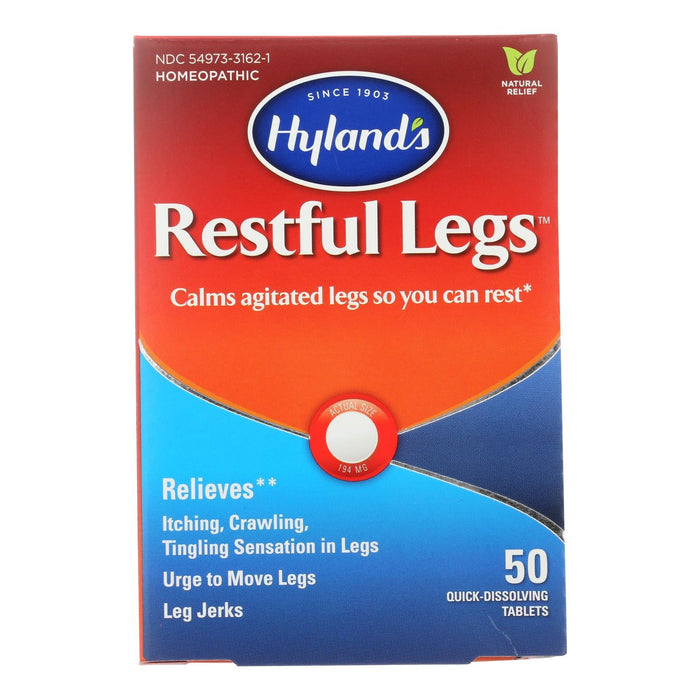Hyland's Restful Legs, Relief from Restless Legs Syndrome, 50 Tablet Case (3-Pack)