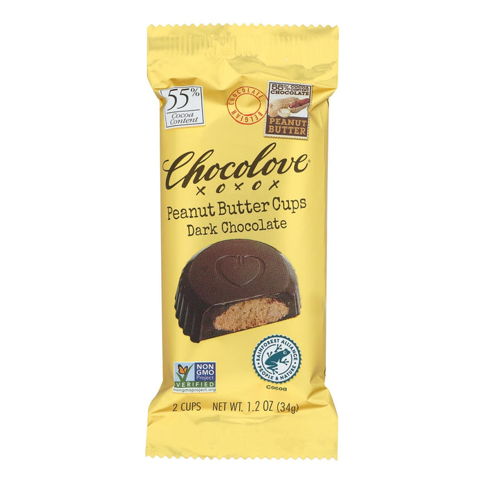 Chocolove Peanut Butter Dark Chocolate - 1.2 oz - Pack of 10