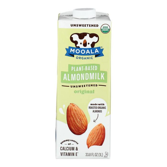 Mooala Almond Milk Organic Unsweetened - 32 Fl. Oz (6-Pack)